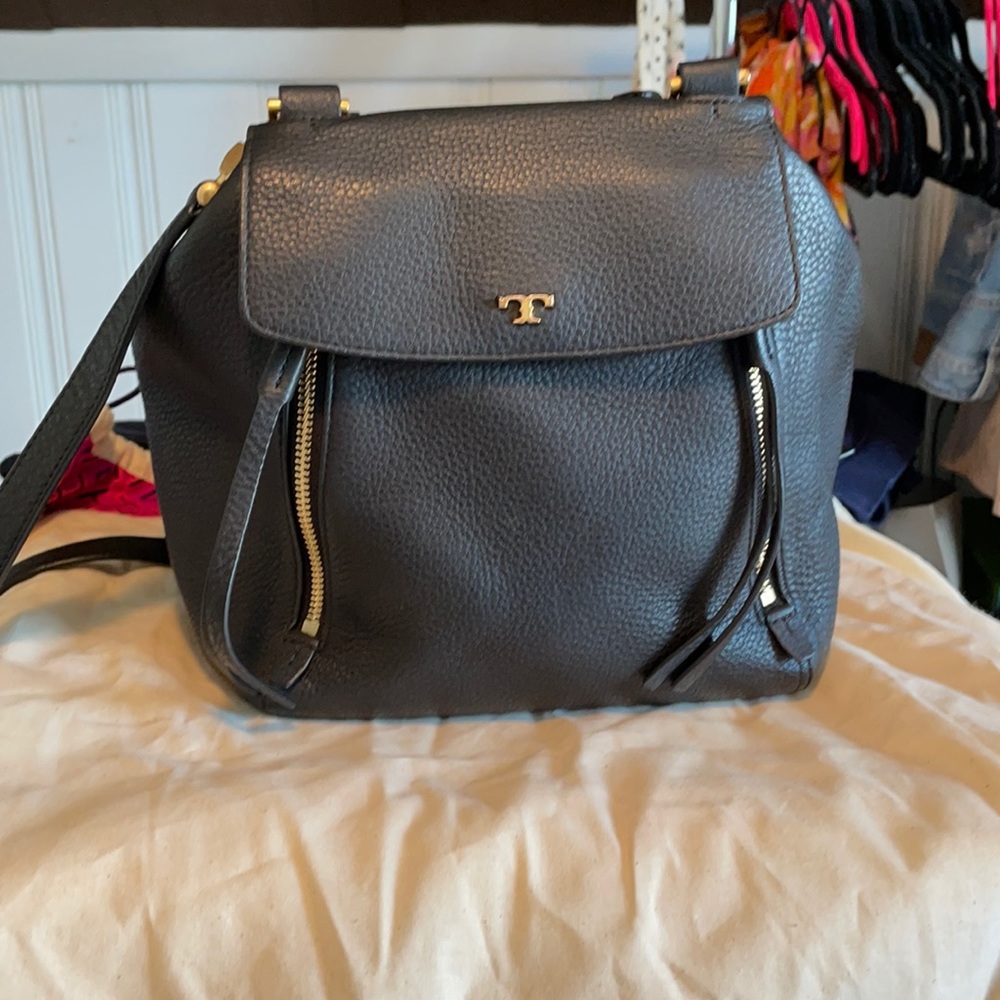 Tory Burch Half Moon Crossbody Satchel